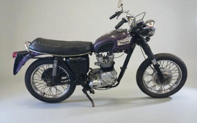 SOLD   1970 MATCHING NUMBERS TRIUMPH T100 S  500CC PROJECT BIKE  $2,999.