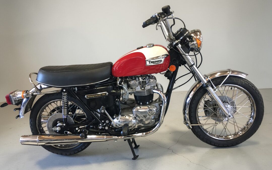 1976 TRIUMPH BONNEVILLE T140V 750 MATCHING NUMBERS…$12,000.